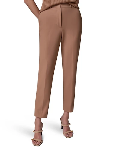 Donna Karan New York Women's Straight-Leg Flat-Front Pants