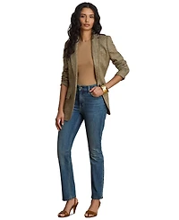 Lauren Ralph Women's High-Rise Slim-Fit Straight Jeans