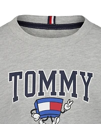 Tommy Hilfiger Boys' 2T-7 Mascot Puff Print Long-Sleeve T-Shirt, Created for Macy's