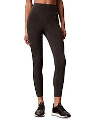 Calvin Klein Performance Women's Icon Sport 7/8 Snake-Print High-Rise Leggings