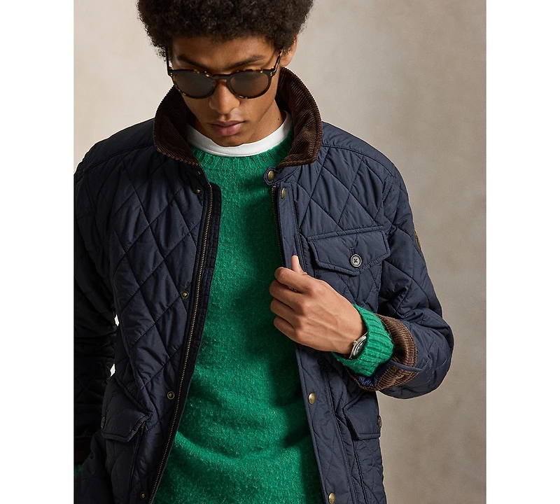 Polo Ralph Lauren Men's Beaton Quilted Water-Repellent Full-Zip Jacket