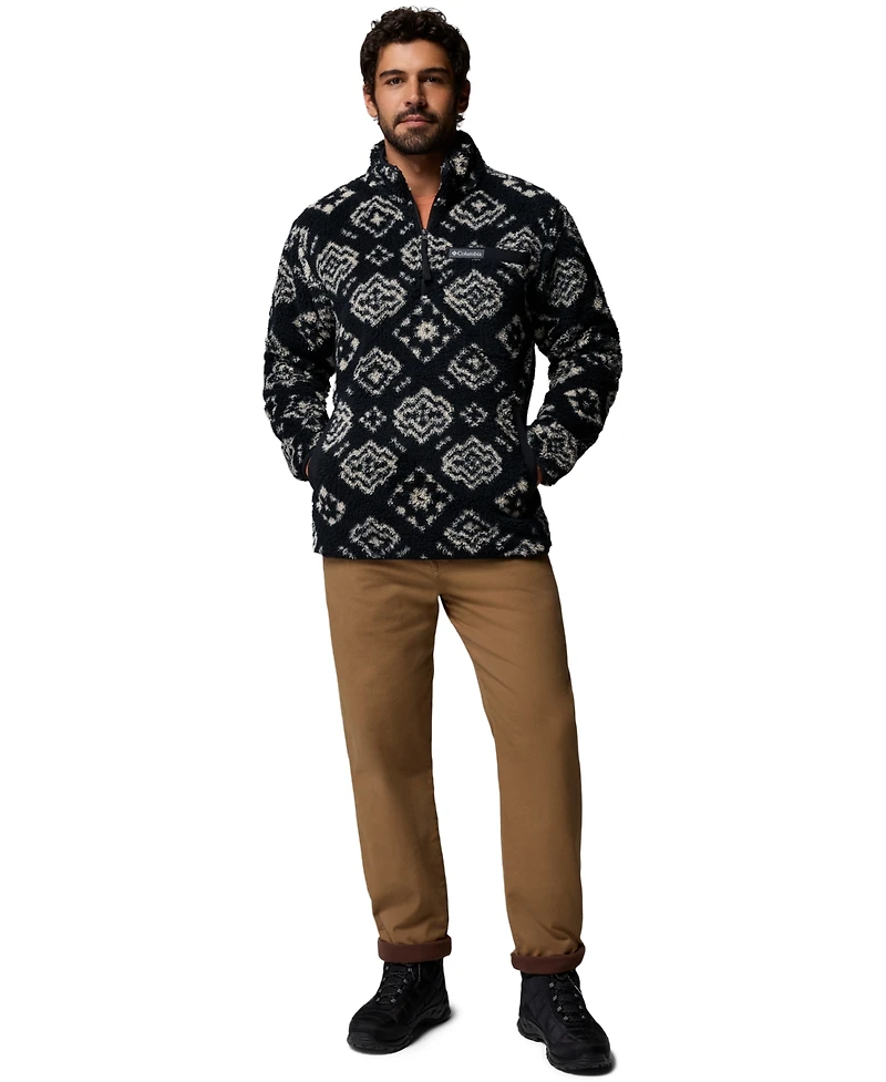 Columbia Men's Rugged Ridge High Pile Half Zip Jacket
