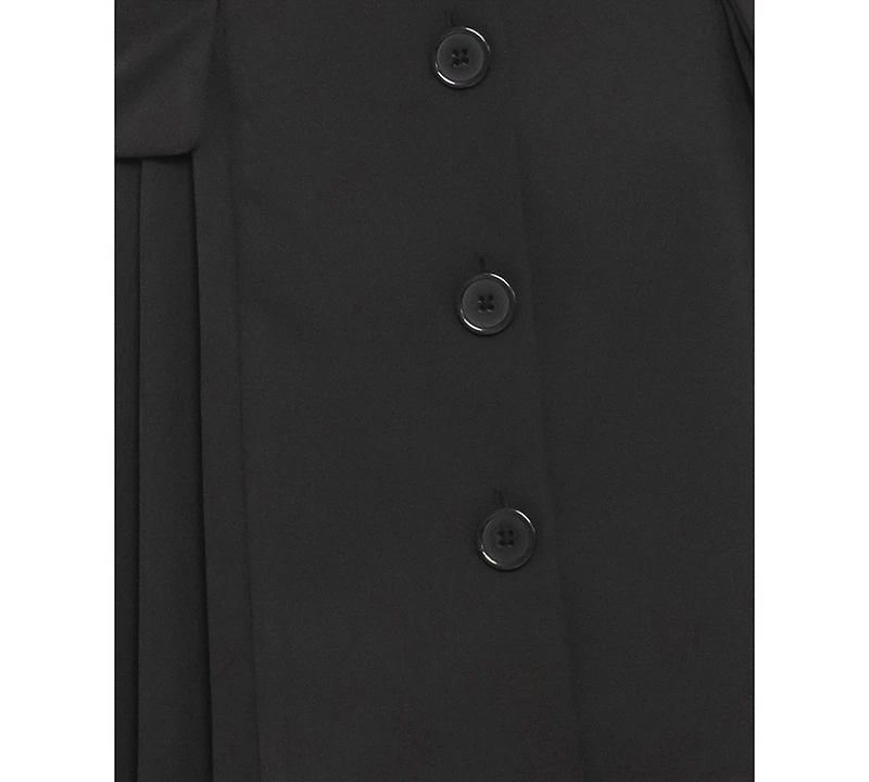 Alex & Sophia Women's Sleeveless Collared Neck Dress