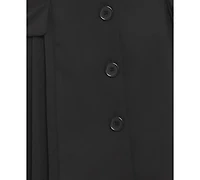 Alex & Sophia Women's Sleeveless Collared Neck Dress