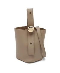 Pre-Owned Loewe Women's Pebble Mini Leather Bucket Bag
