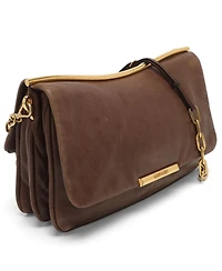Pre-Owned Miu Miu Women's Frame Leather Chain Shoulder Bag