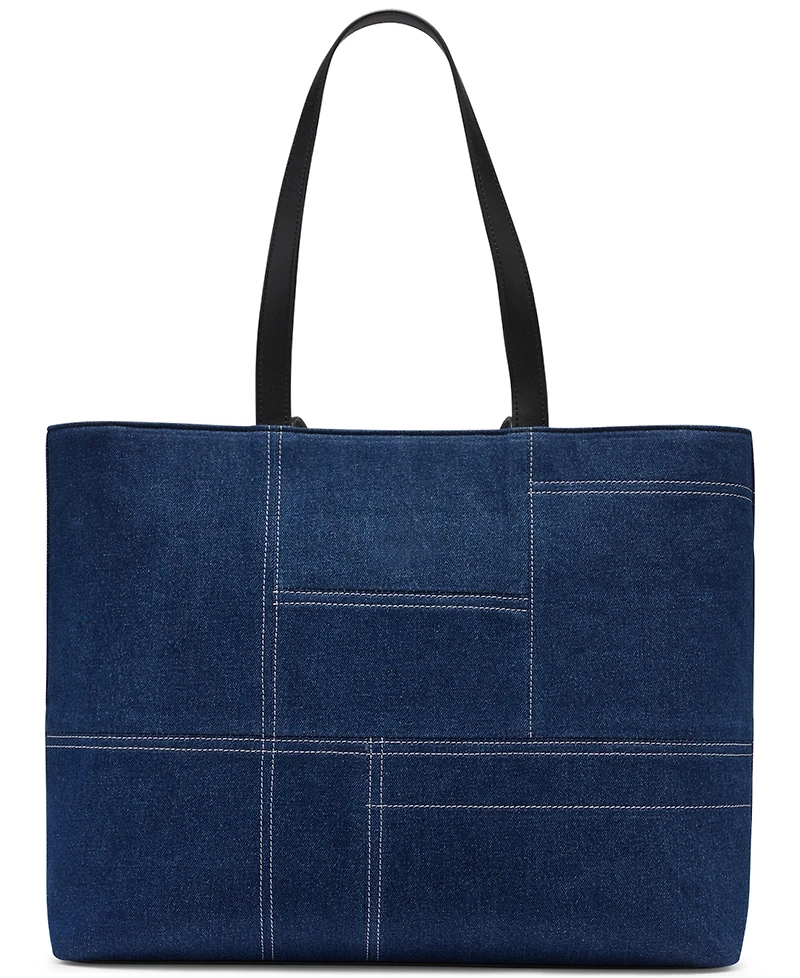 Calvin Klein Aurelia Large Denim Tote Handbag