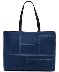 Calvin Klein Aurelia Large Denim Tote Handbag