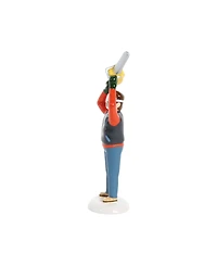 Department 56 Snow Village Clark Trims The Tree Figurine