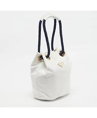 Pre-Owned Prada Mariner Nylon Bucket Bag