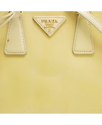 Pre-Owned Prada women's Small Promenade Saffiano Patent Leather Satchel