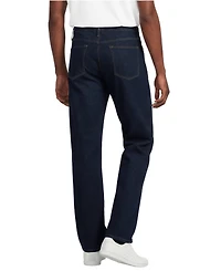 Lands' End Men's Stretch Comfort Waist Classic Straight Fit Forever Blue Jean
