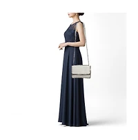 Pre-Owned Stella Mccartney Falabella Woven Raffia Flap Shoulder Bag