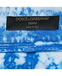 Pre-Owned Dolce & Gabbana Women's High-Rise Tie-Dye Skinny Jeans