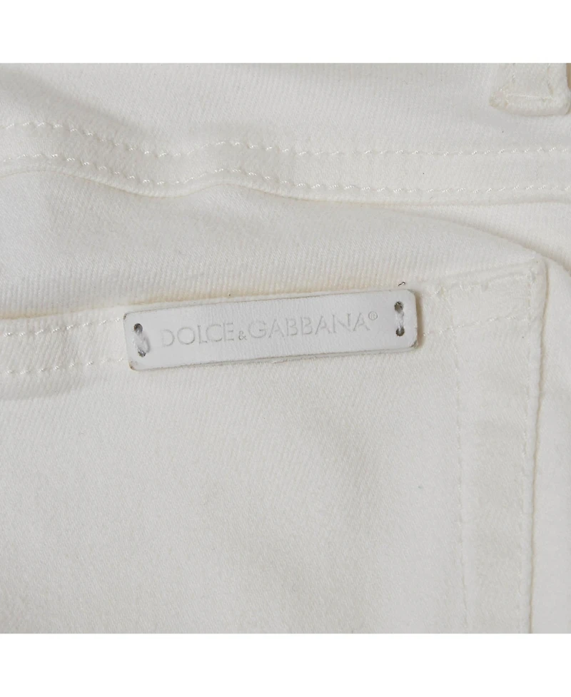 Pre-Owned Dolce & Gabbana Women's Ripped Mid-Rise Skinny Jeans