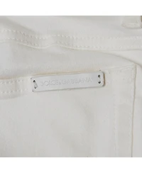 Pre-Owned Dolce & Gabbana Women's Ripped Mid-Rise Skinny Jeans