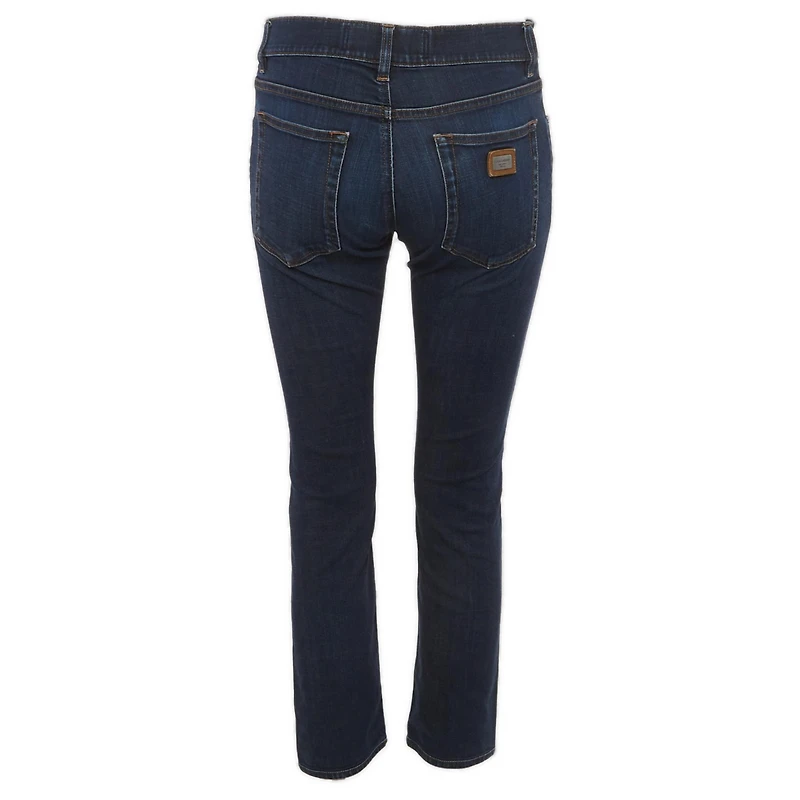 Pre-Owned Dolce & Gabbana Women's Mid-Rise Straight-Leg Jeans