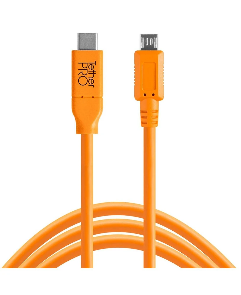 Tether Tools TetherPro Usb-c to 2.0 Micro-b 5-Pin Cable, 15