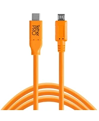 Tether Tools TetherPro Usb-c to 2.0 Micro-b 5-Pin Cable, 15