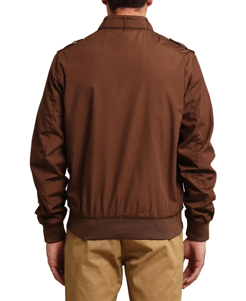 Members Only Men's Big & Tall Iconic Racer Bomber Slim-Fit Jacket