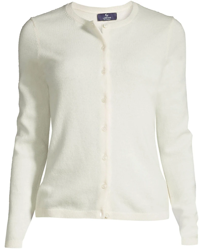 Lands' End Women's Petite Cashmere Cardigan Sweater