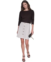 Karl Lagerfeld Paris Women's Mini Pleated Skirt
