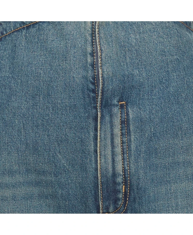 Pre-Owned Alexander Mcqueen Women's Denim Fold Over Jeans