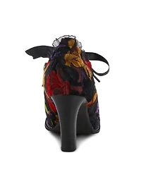 L'Artiste Women's Spring Step Pritz Shootie with Lace Detail