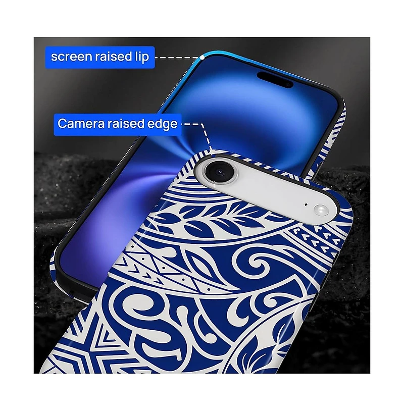 Lamicall Ocean Tribal Flow Dual-Layer Military-Grade iPhone Case Compatible with Apple iPhone Air