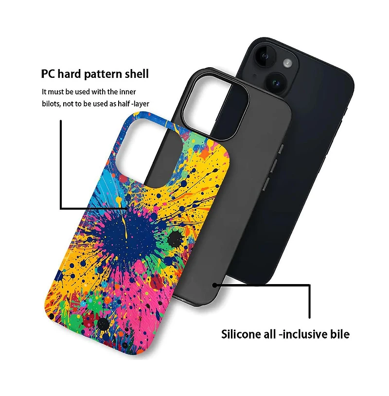 Lisen iPhone 17 Pro Dual-Layer Military-Grade Phone Case Compatible with Apple