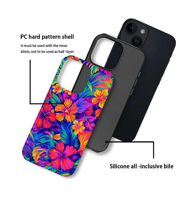 Lisen Dual-Layer Phone Case Compatible with Apple iPhone 16 Pro