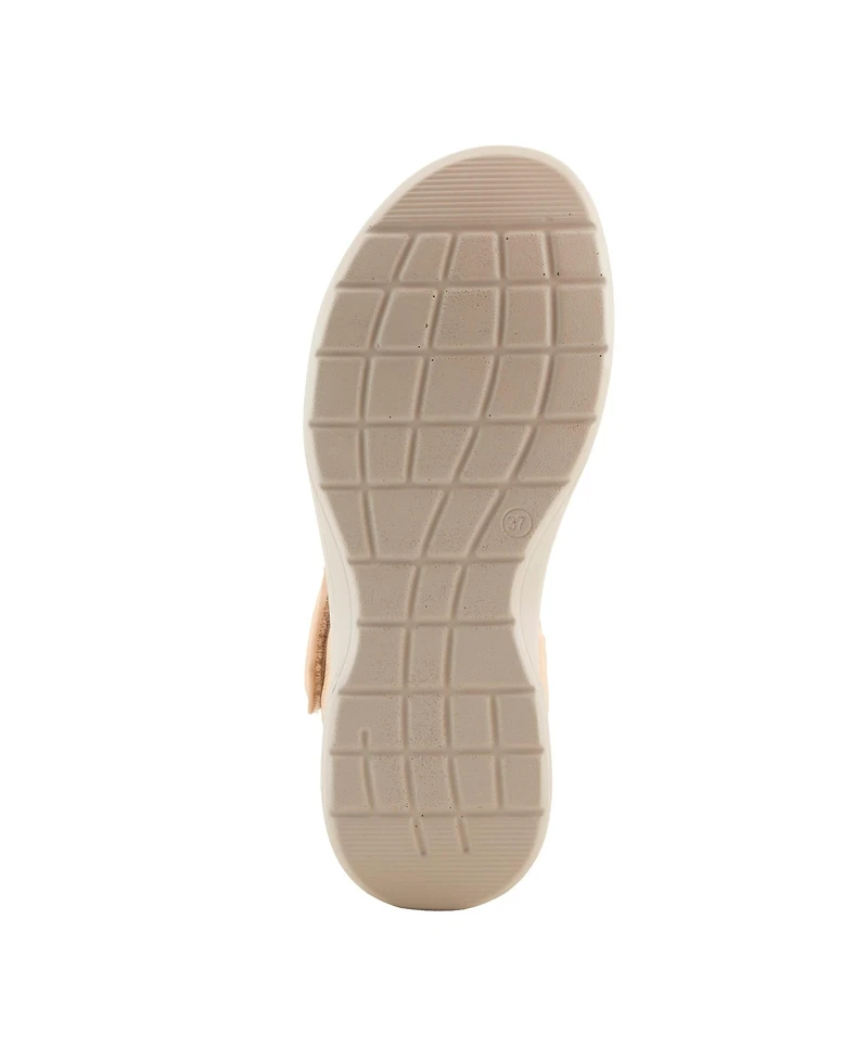 Flexus Women's Delosa Sport Sandal with Cushioned Insole