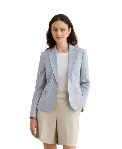 Hobbs Blake Structured Single-Button Blazer