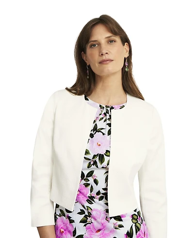 Hobbs London Women's Elize Cropped 3/4 Sleeve Occasion Jacket