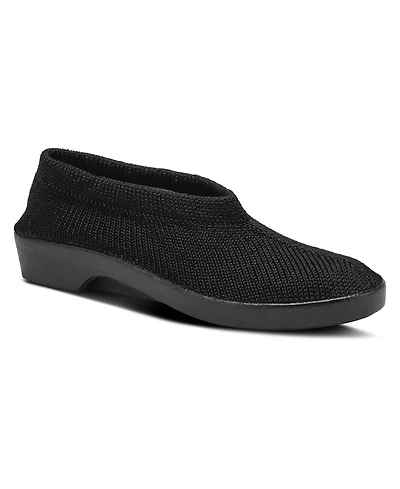 Spring Step Women's Slip-On Shoe with Knit Upper