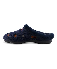 Flexus Women's Abouquet Plush Slippers with Faux Fur Trim