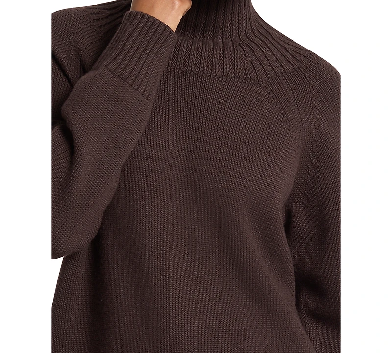 Michael Kors Women's Mock-Neck Wool Pullover Sweater