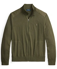 Polo Ralph Lauren Men's Big & Tall Hybrid Full-Zip Mockneck Channel-Quilted Cardigan