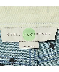 Pre-Owned Stella Mccartney Women's Embroidered Denim Slim Fit Jeans