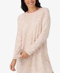 Cuddl Duds Women's Sweater-Knit Scoop Neck Curved-Hem Sleep Shirt