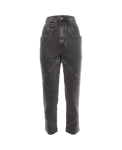 Pre-Owned Isabel Marant Women's Eloisa Straight-Leg Mid-Rise Jeans