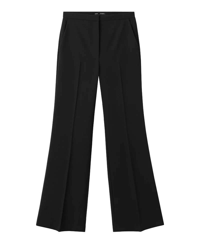Mango Women's High-Waist Wide-Leg Suits Pants