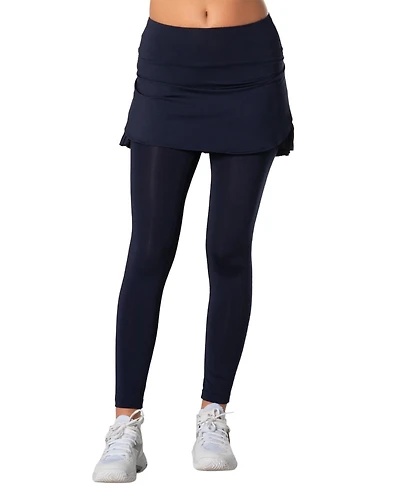 Lucky Love Women's Fast Pace Pleated Wrap-Around Skort
