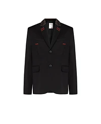 Pcfg Men's Your Itch Kangaroo-Collar V-Neck Lightweight Blazer