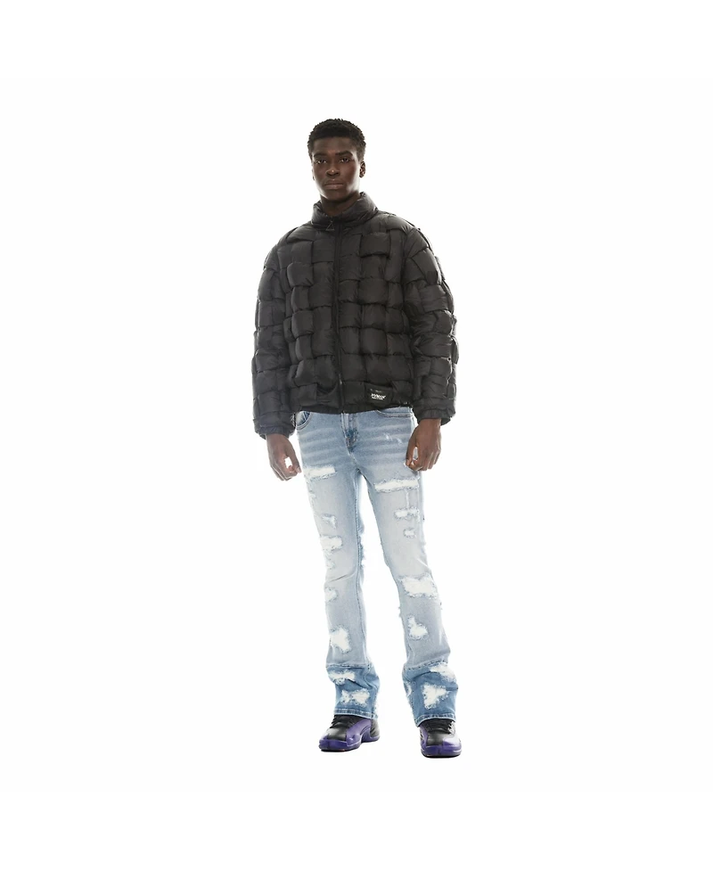 Hvman Chosen To Prevail x Cult Men's Quilted Nylon Puffer Jacket