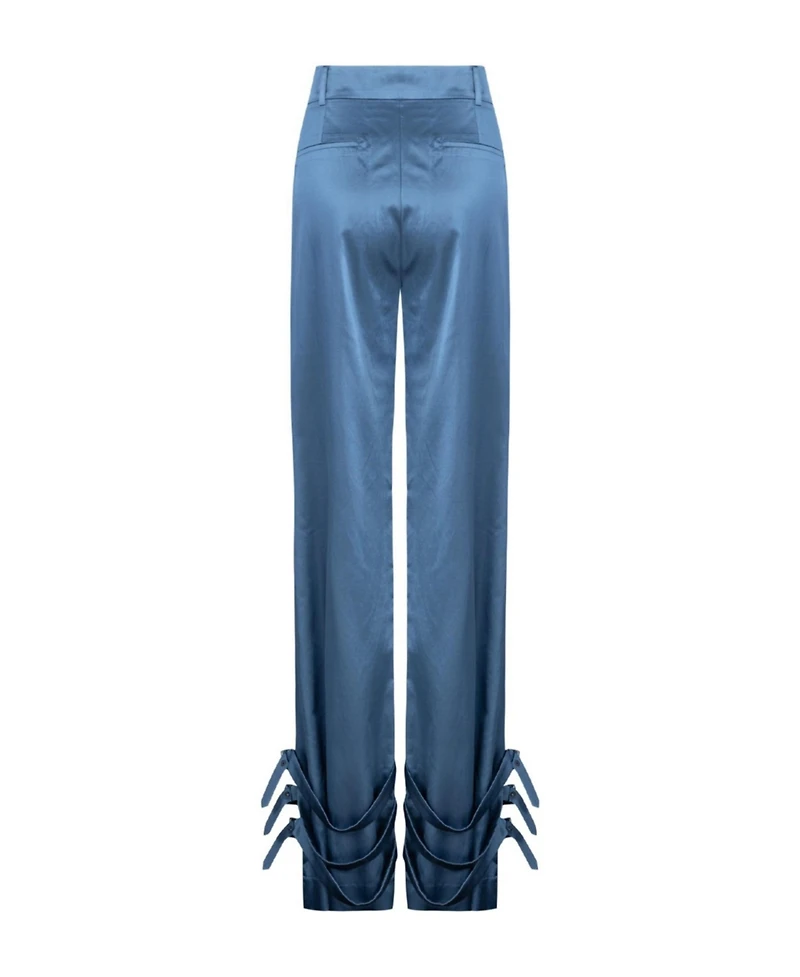 Pcfg Women's Linen-Blend Shiny Pant