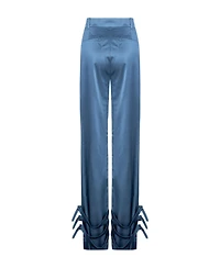 Pcfg Women's Linen-Blend Shiny Pant