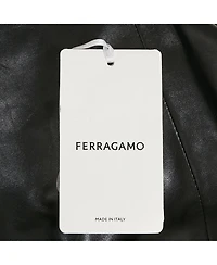 Pre-Owned Salvatore Ferragamo Men's Leather Slim-Cut Single-Breasted Blazer