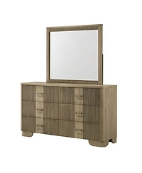 Kings Brand Furniture Bedroom Set - King Size Bed with Dresser, Mirror and Nightstand
