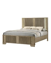 Kings Brand Furniture 5 and 6 Piece Bedroom Set, King Size Bed with Dresser, Mirror, Chest and Nightstand
